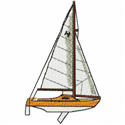 Boats Embroidery Design 4 Boats Embroidery Design 4
